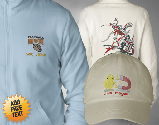 Embroidery shirts no minimum  embroidery designs