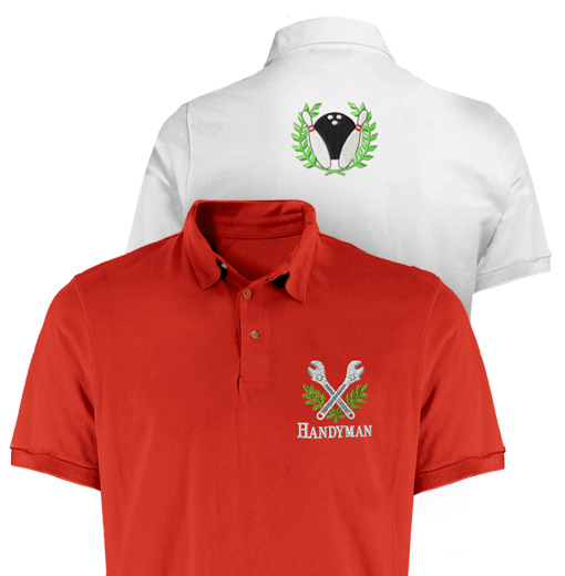 custom embroidery shirts and polos picture