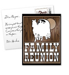 Family Reunion Postcards